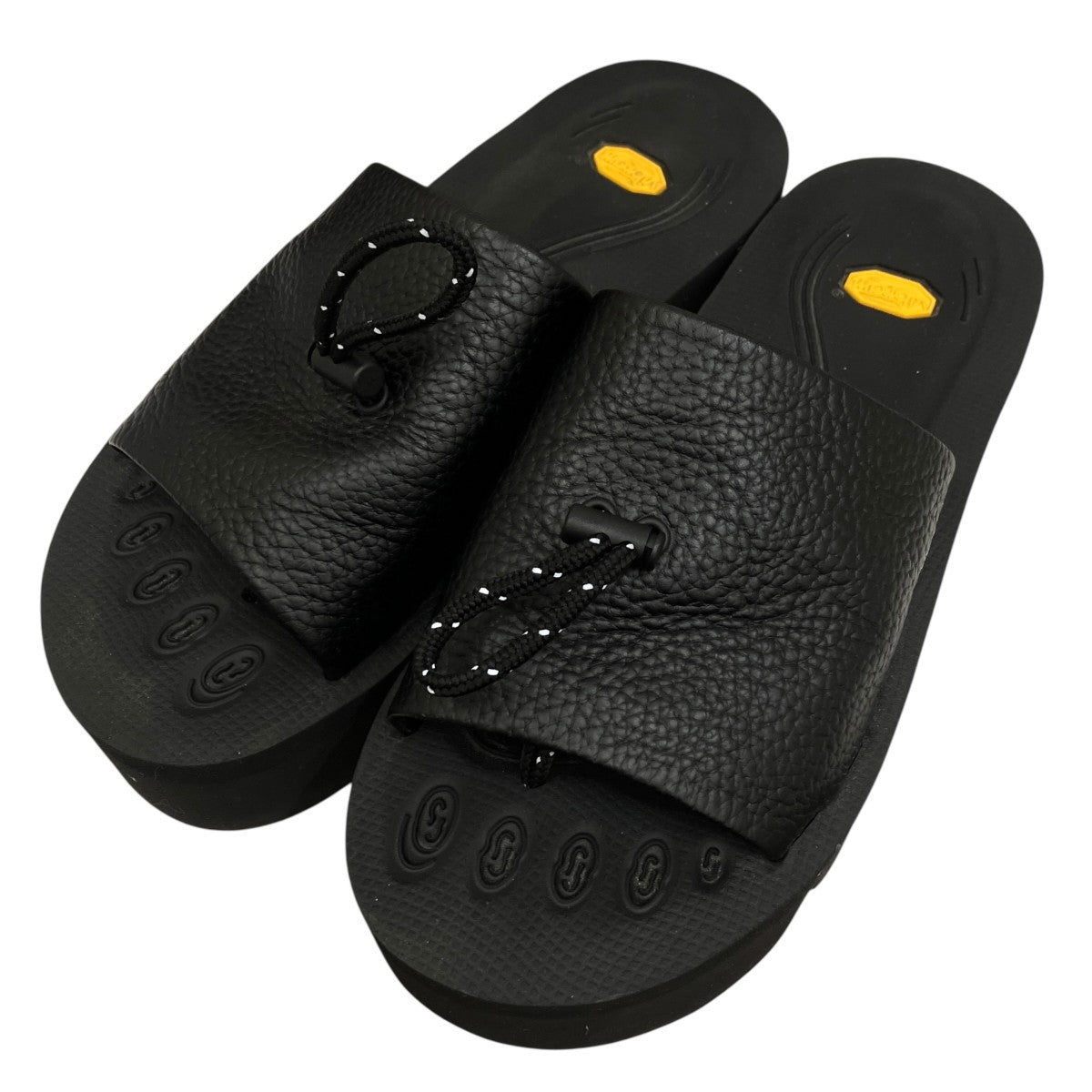 Hender Scheme(エンダースキーマ) cord slideサンダル ブラック サイズ
