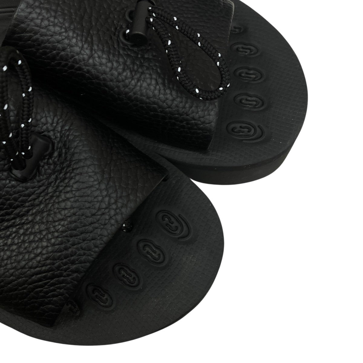Hender Scheme(エンダースキーマ) cord slideサンダル ブラック サイズ