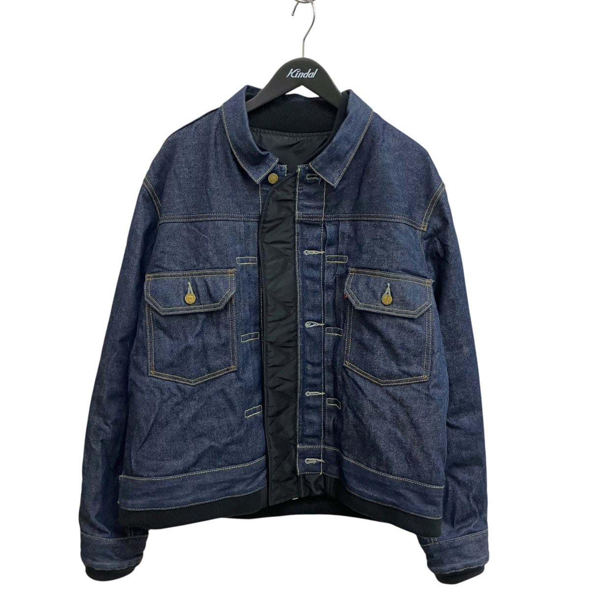 25SSMen’s Denim x Nylon Twill Reversible BlousonブルゾンPC9-0035K-0000