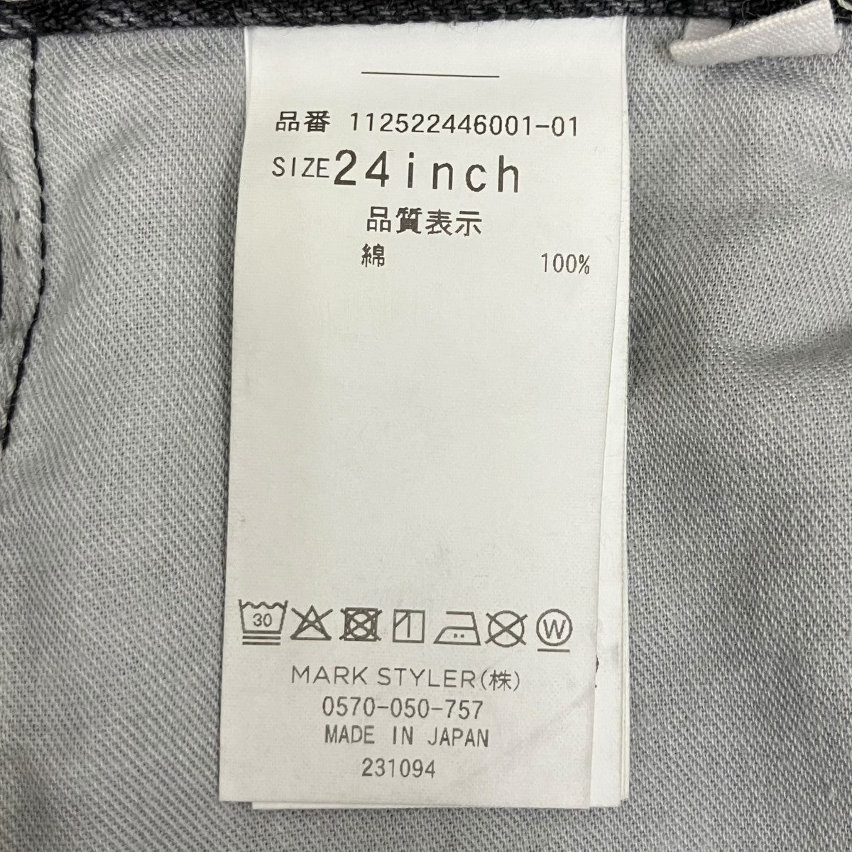 ウエストタックカーブデニムデニムパンツ112522446001-01