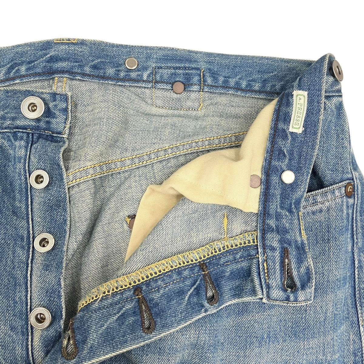 No．2 Washed Denim PantsデニムパンツAP-4008