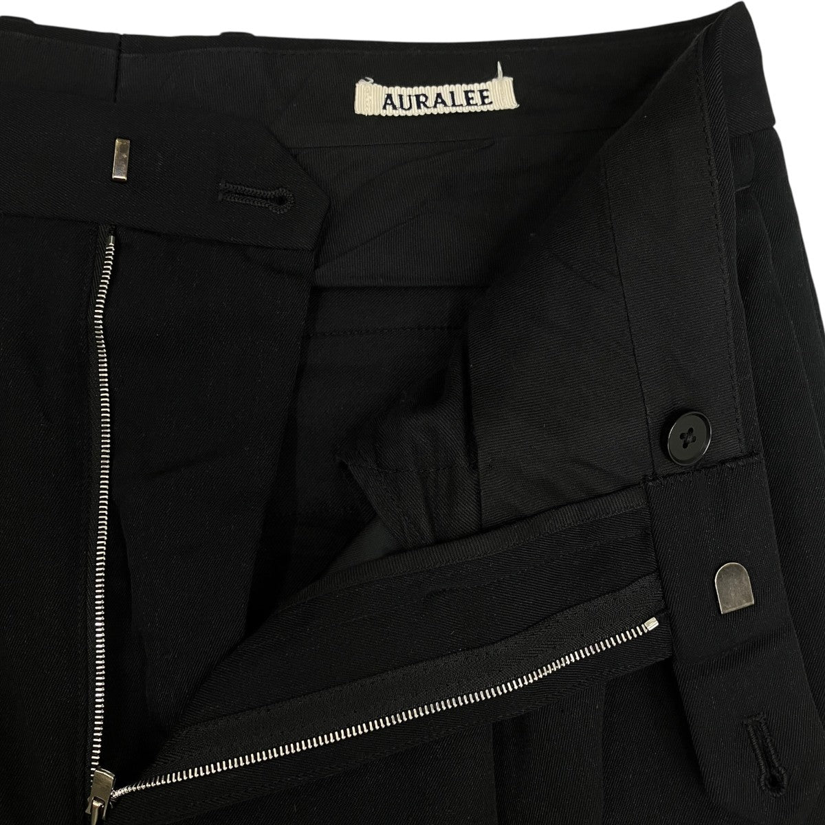 LIGHT WOOL MAX GABARDINE TWO-TUCK SLACKSスラックスA25AP03MG