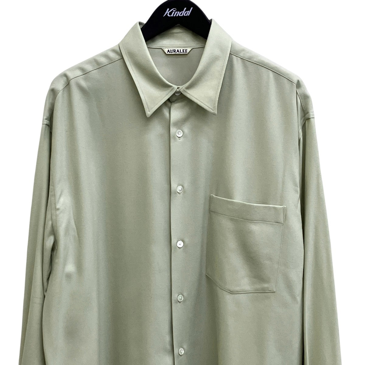 SUPER LIGHT WOOL SHIRT長袖シャツA23AS01OS