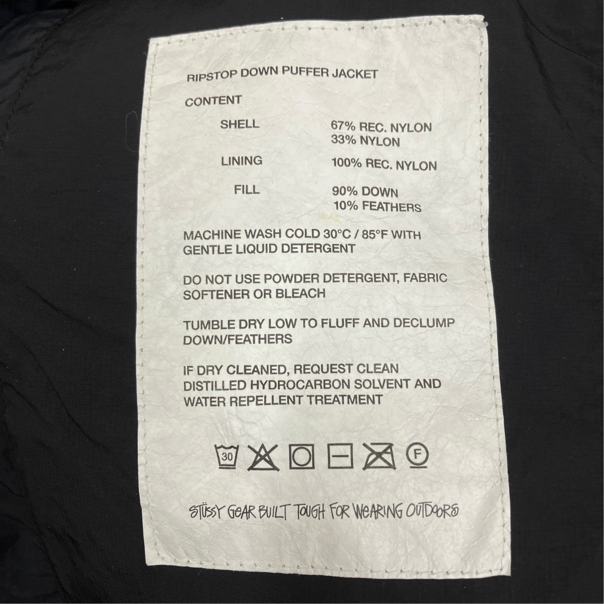 stussy ダウンジャケット115656 古着・中古-6枚目のアイテム画像