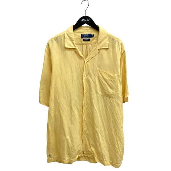 POLO RALPH LAUREN Caldwell シルク 総柄 半袖シャツ POLO RALPH LAUREN(ポロラルフローレン) CALDWELL シルクリネン半袖