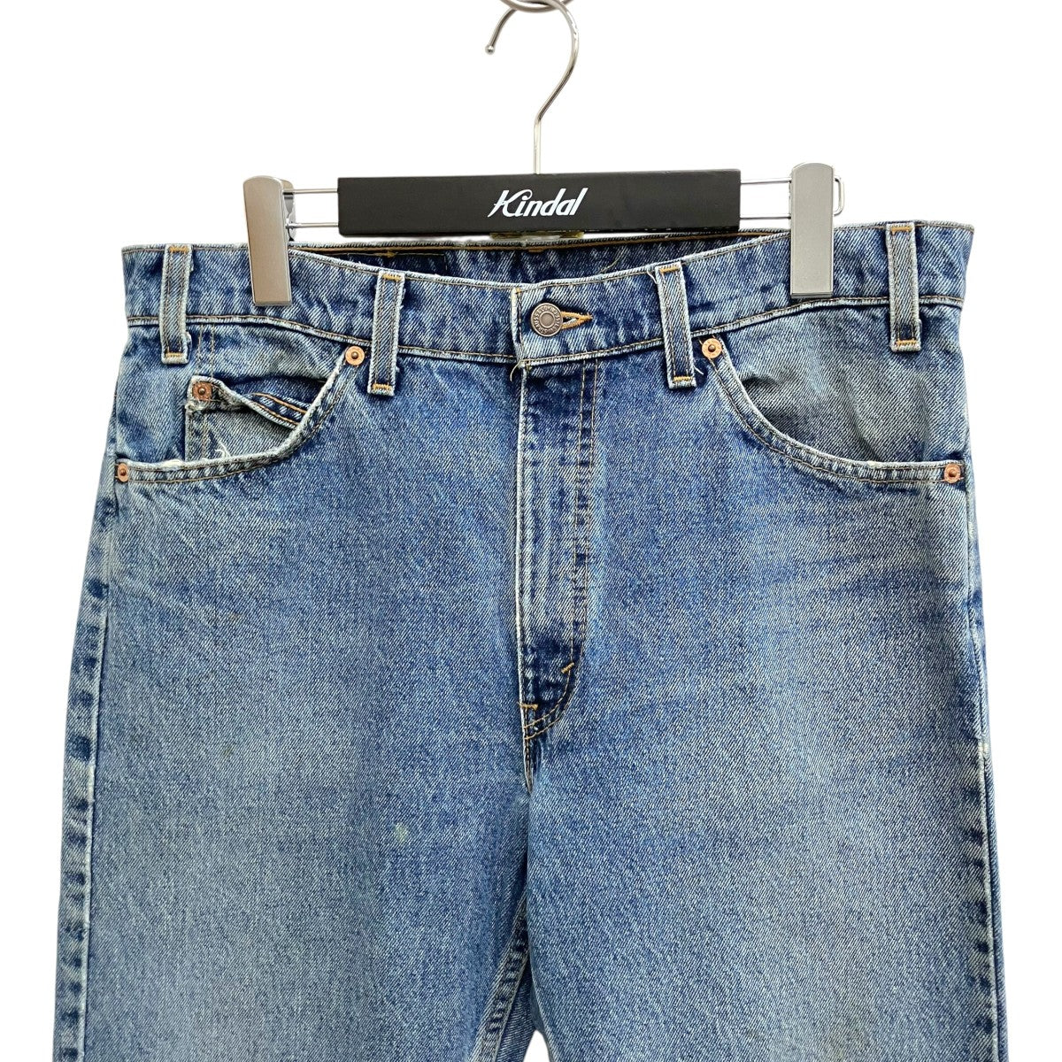 90s505 オレンジタブデニムパンツ