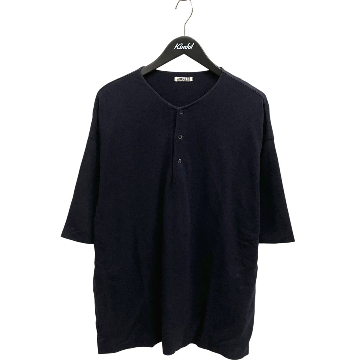 HIGH GAUGE PIQUE DOUBLE CLOTH HENLEY NECK半袖カットソーA8SH02HK
