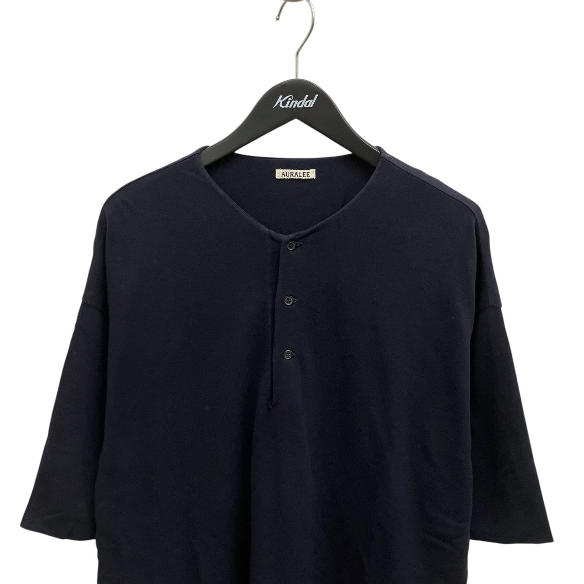 HIGH GAUGE PIQUE DOUBLE CLOTH HENLEY NECK半袖カットソーA8SH02HK