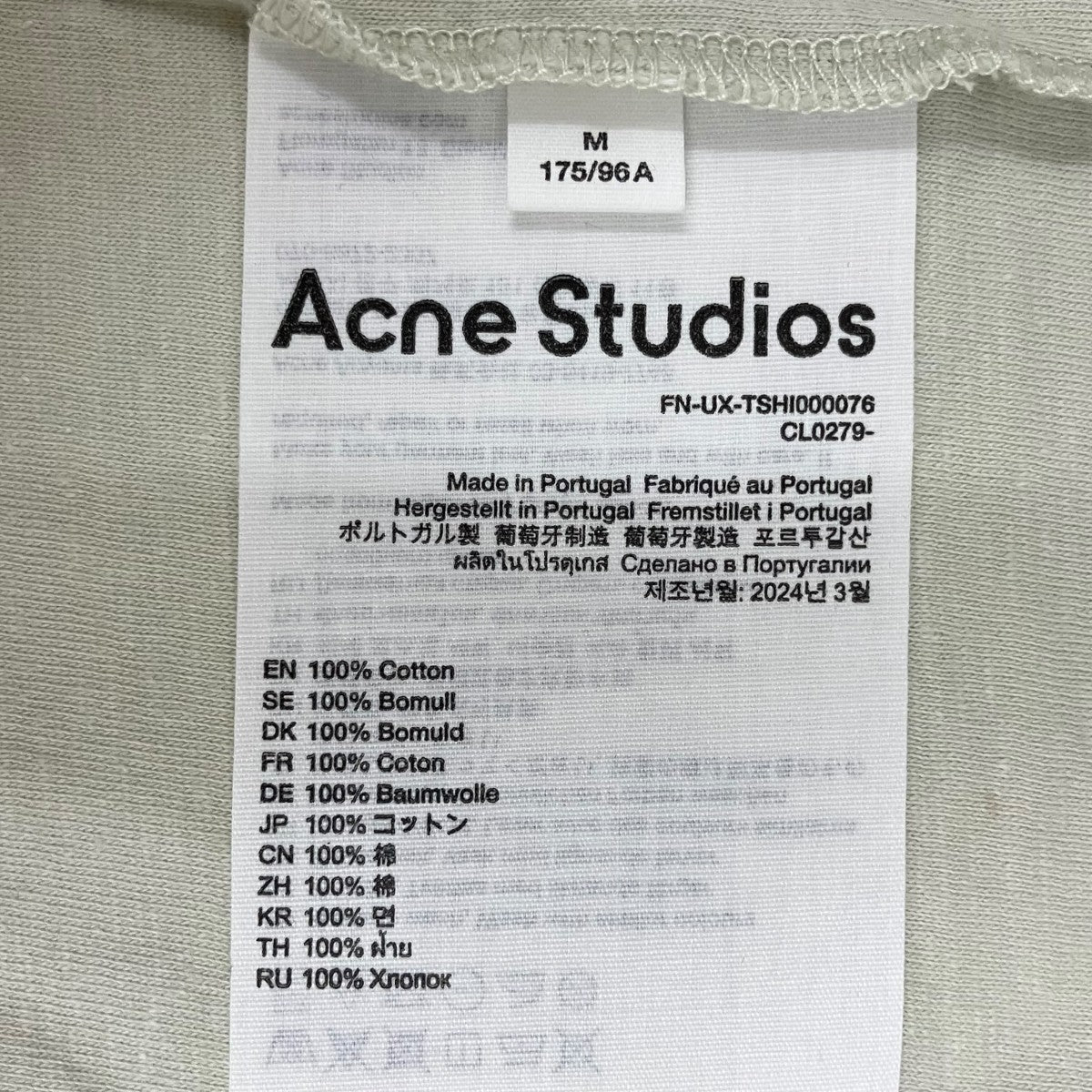 24SS半袖TシャツFN-UXTSHI000076
