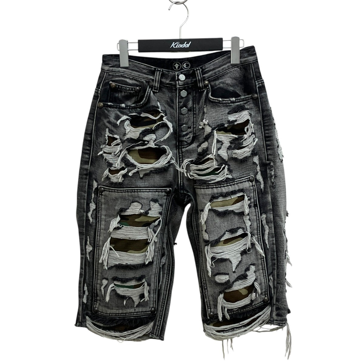 HELL CAMO DENIM SHORTSデニムハーフパンツTC25PT2202