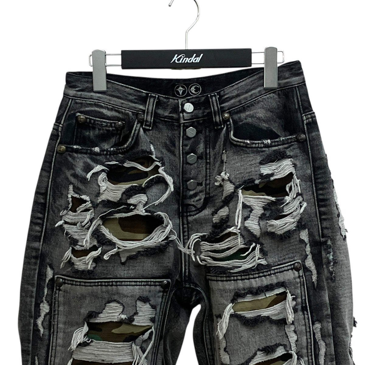 HELL CAMO DENIM SHORTSデニムハーフパンツTC25PT2202
