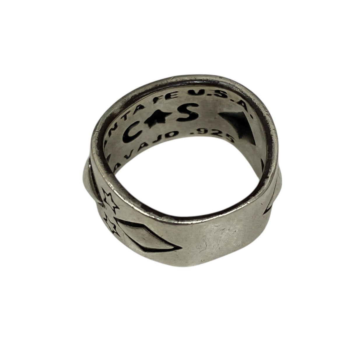 Navajo Star Stamped Ringリング
