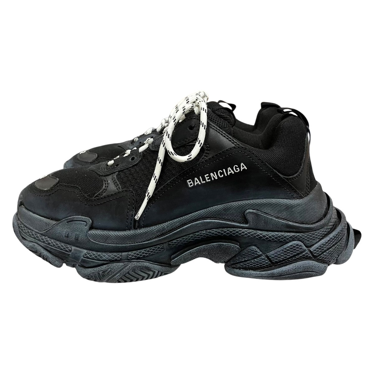 TRIPLE S BLACKスニーカー534162