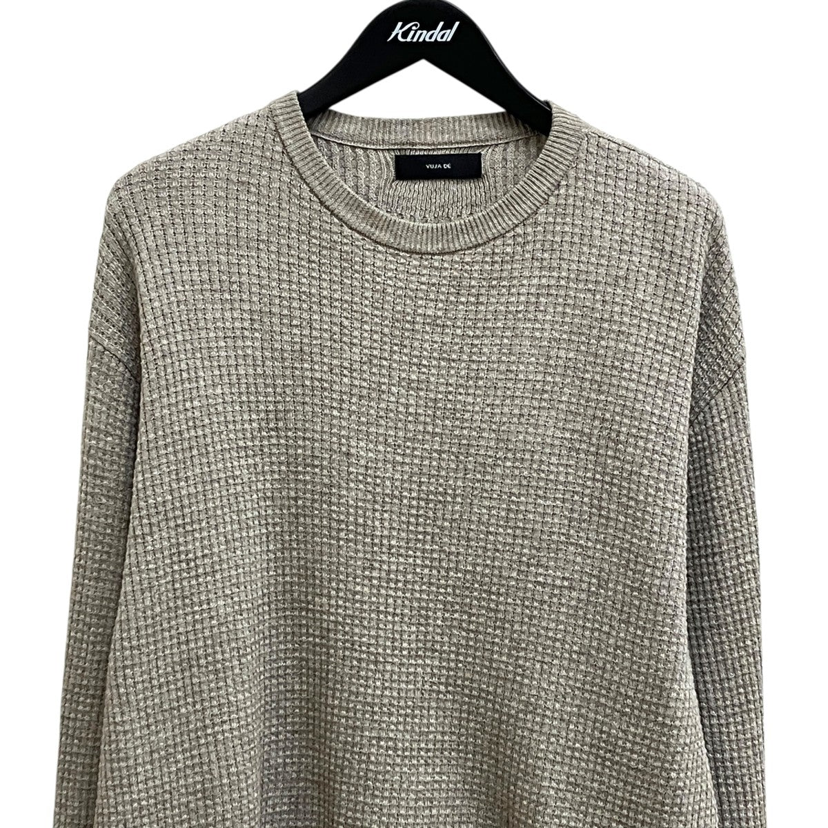 RELAXED WAFFLE KNIT SWEATERセーター