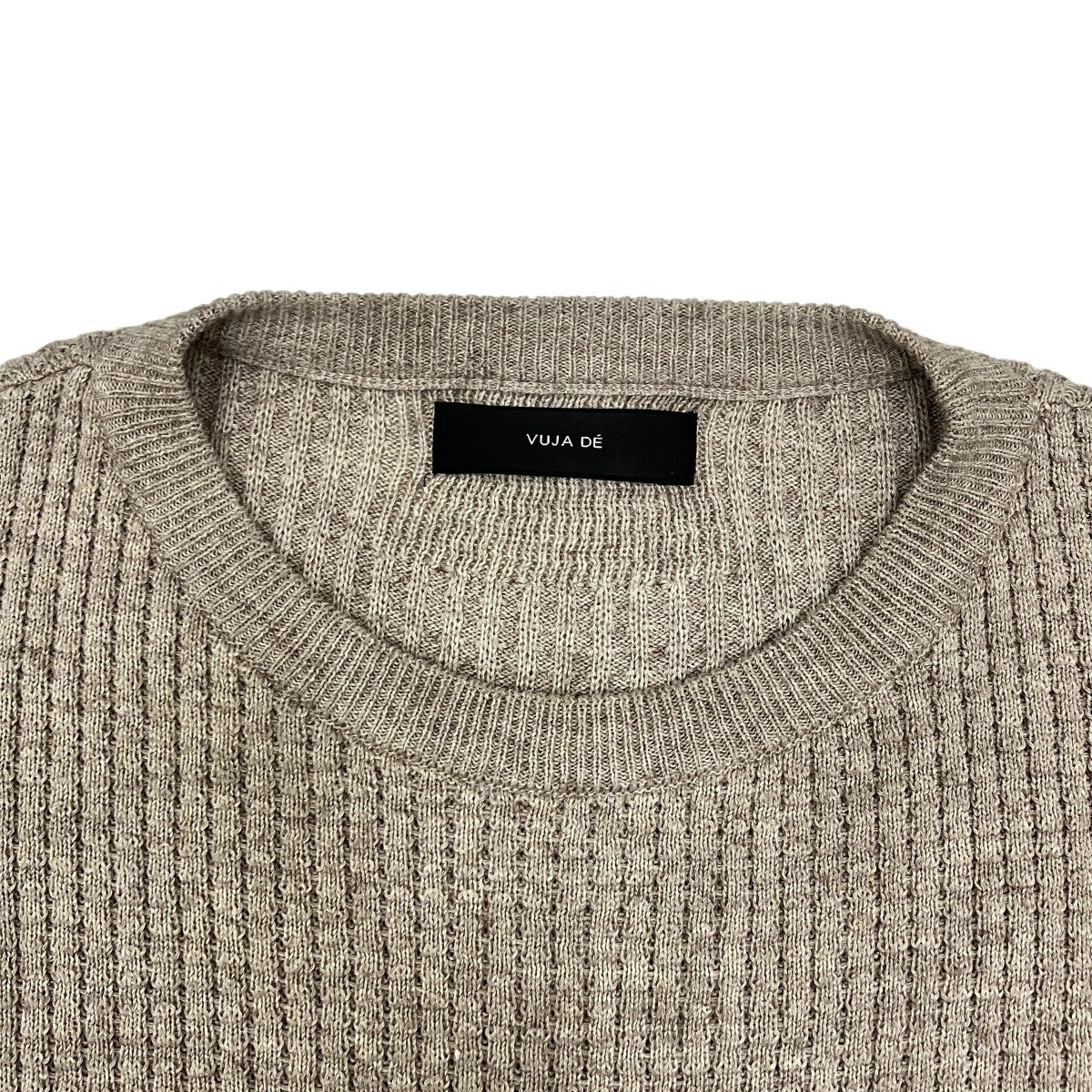 RELAXED WAFFLE KNIT SWEATERセーター
