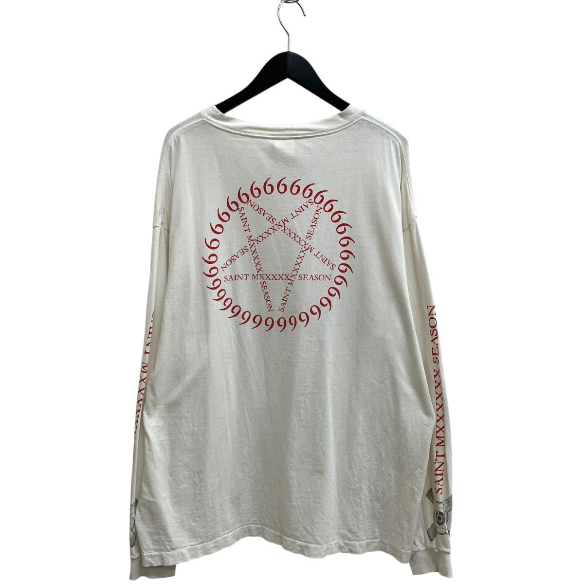 LS TEE EYEBALL WHITEロングスリーブTシャツSM-S23-0000-036