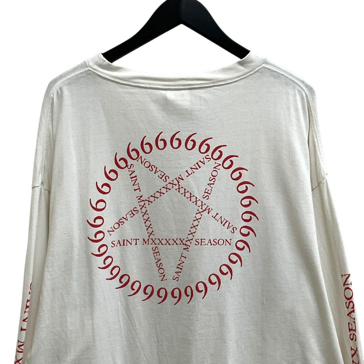 LS TEE EYEBALL WHITEロングスリーブTシャツSM-S23-0000-036