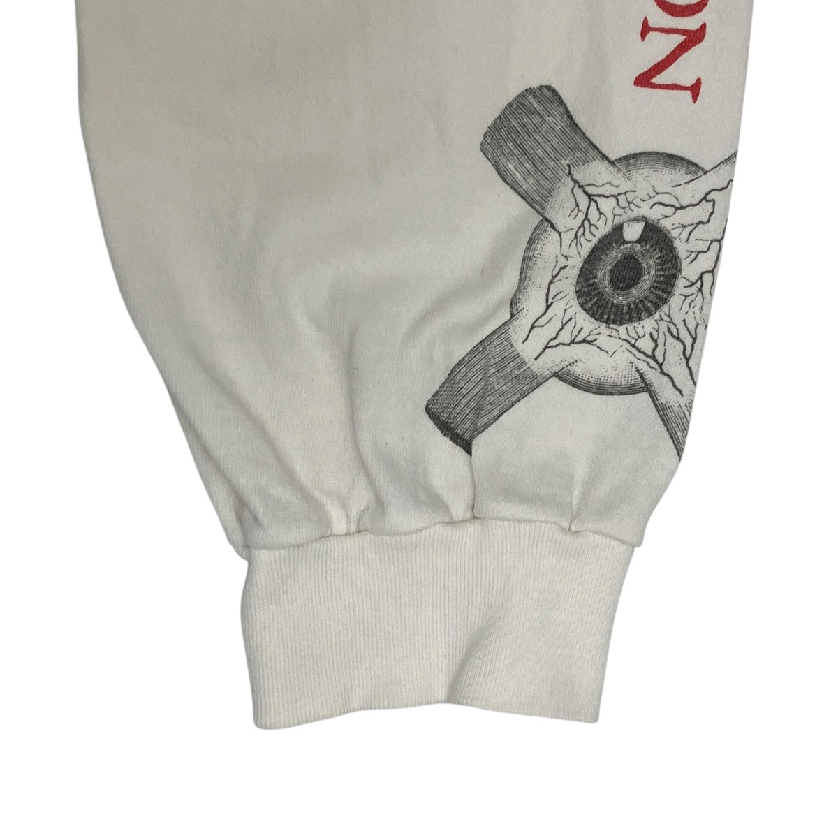 LS TEE EYEBALL WHITEロングスリーブTシャツSM-S23-0000-036
