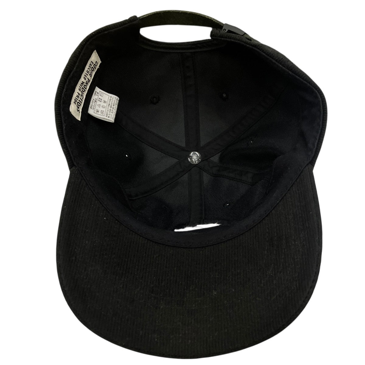 Polyester Corduroy 6 Panel Capキャップ