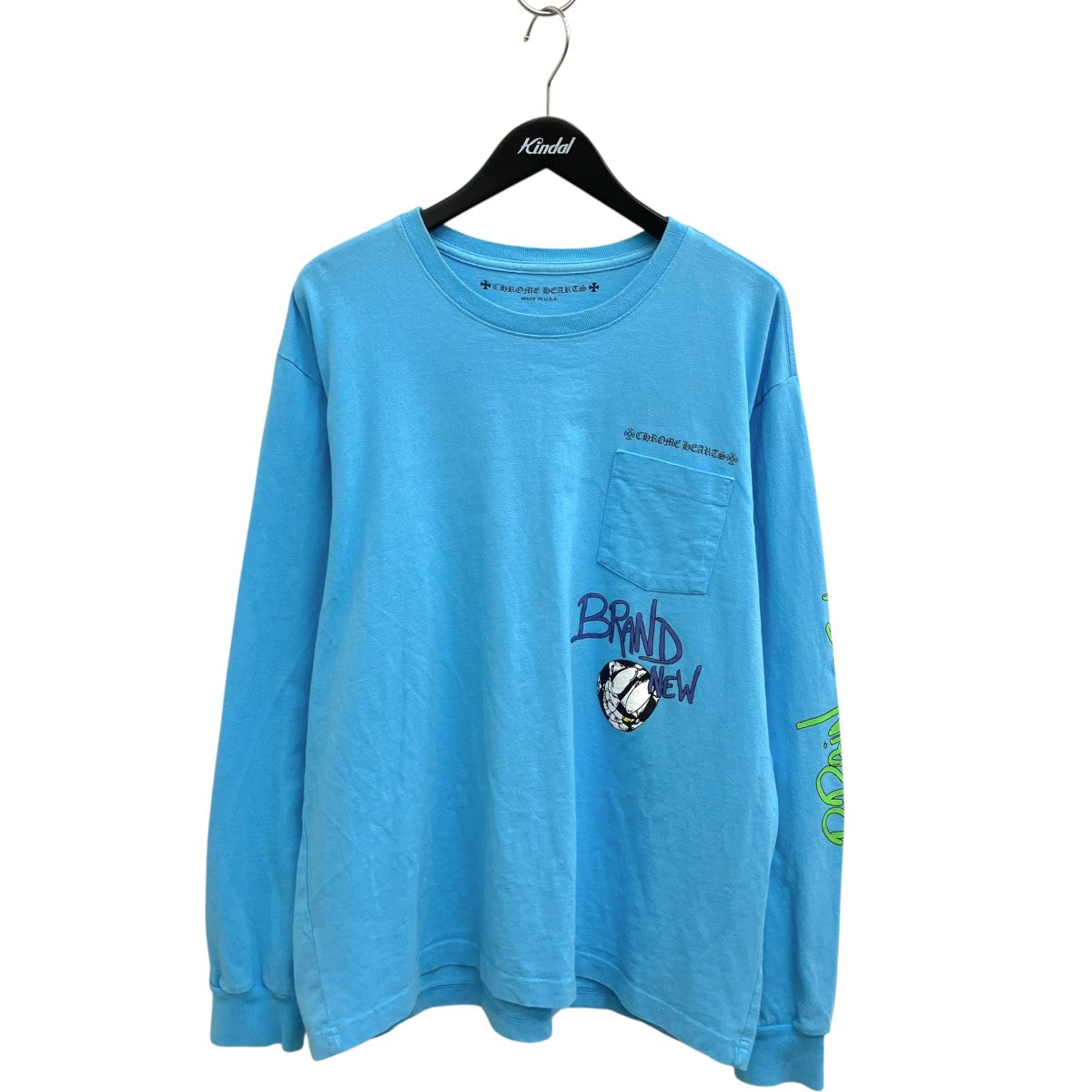 PPO BRAIN NEW LS MATTY BOYブレインニュープリント クルーネックロングスリーブTシャツ 034-043095