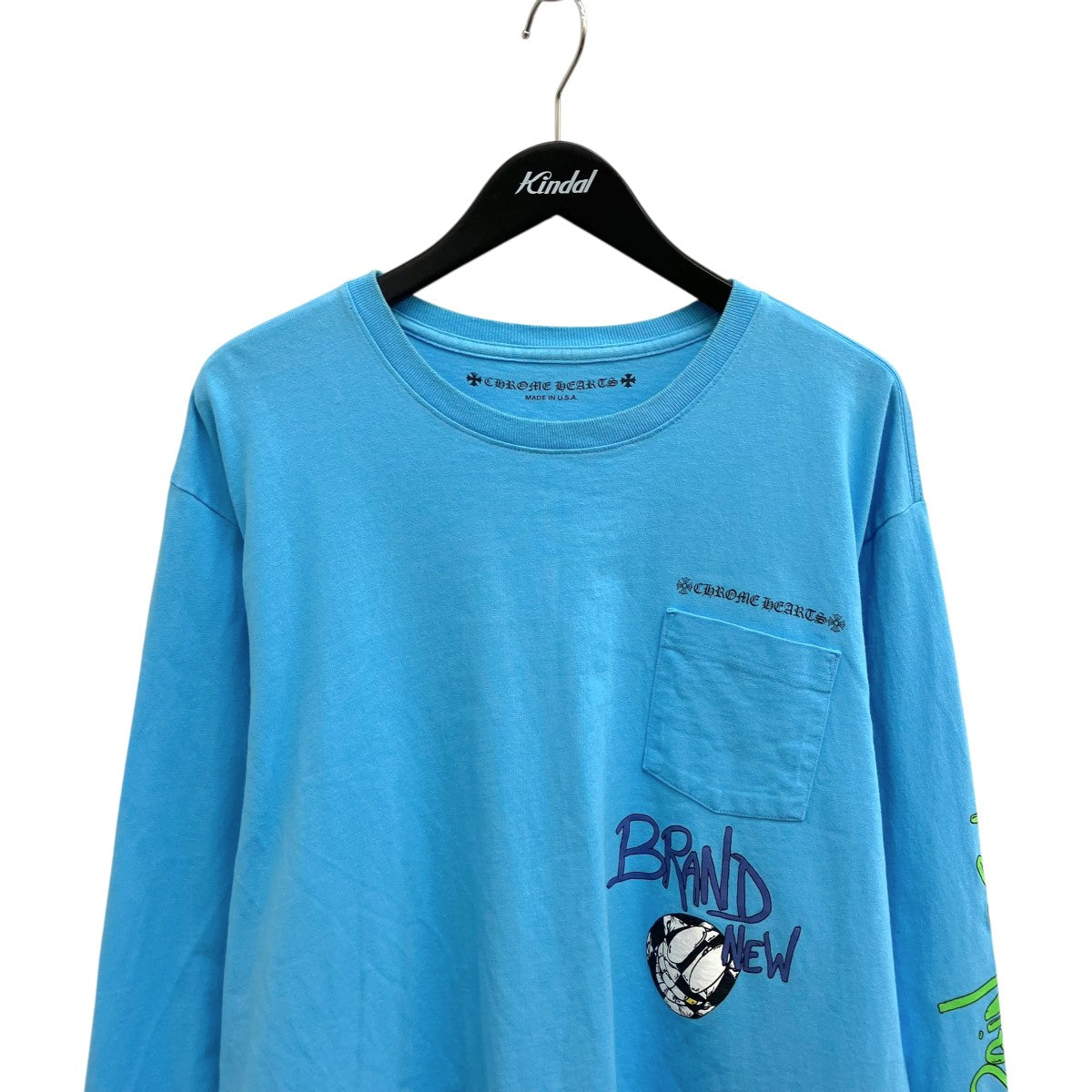 PPO BRAIN NEW LS MATTY BOYブレインニュープリント クルーネックロングスリーブTシャツ 034-043095