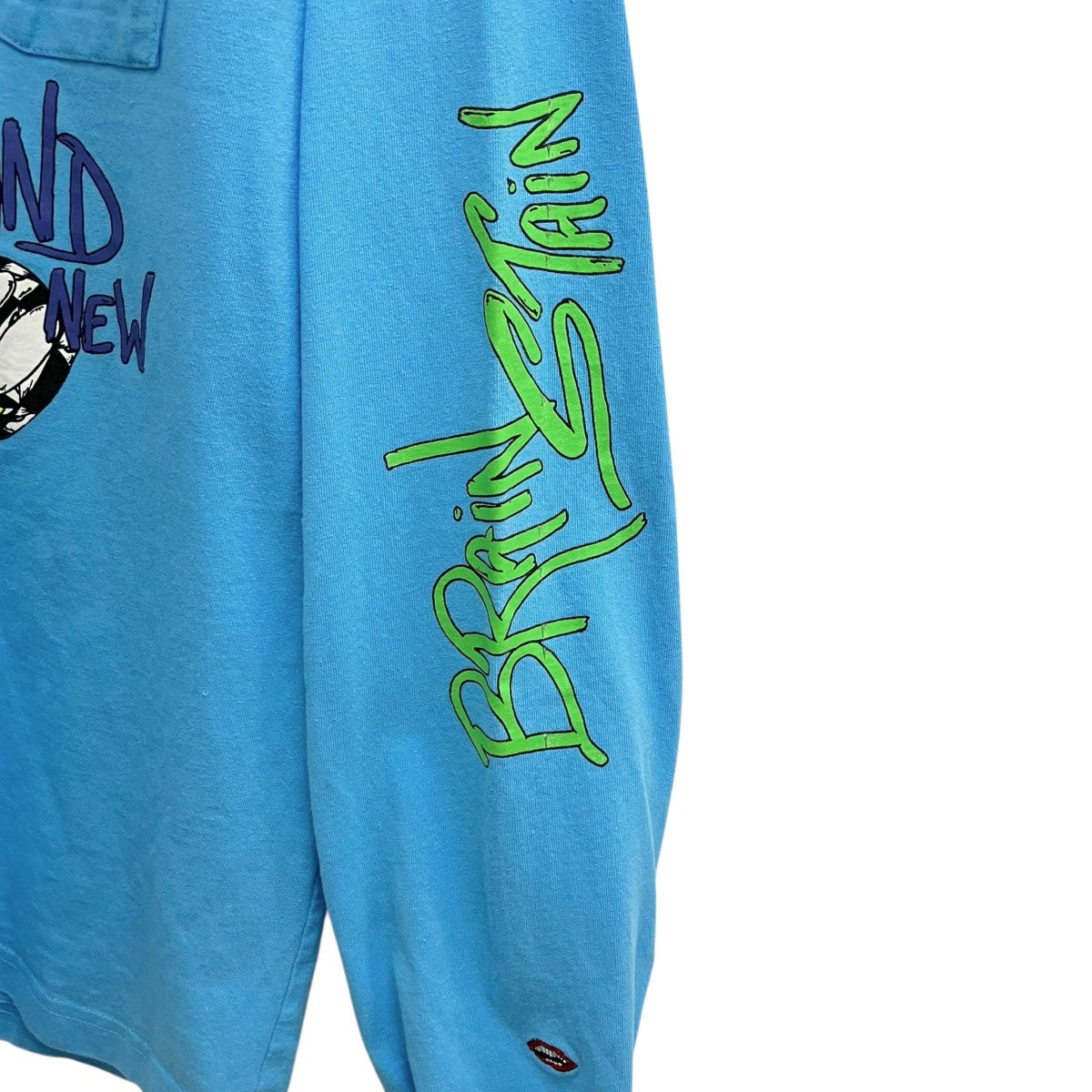 PPO BRAIN NEW LS MATTY BOYブレインニュープリント クルーネックロングスリーブTシャツ 034-043095