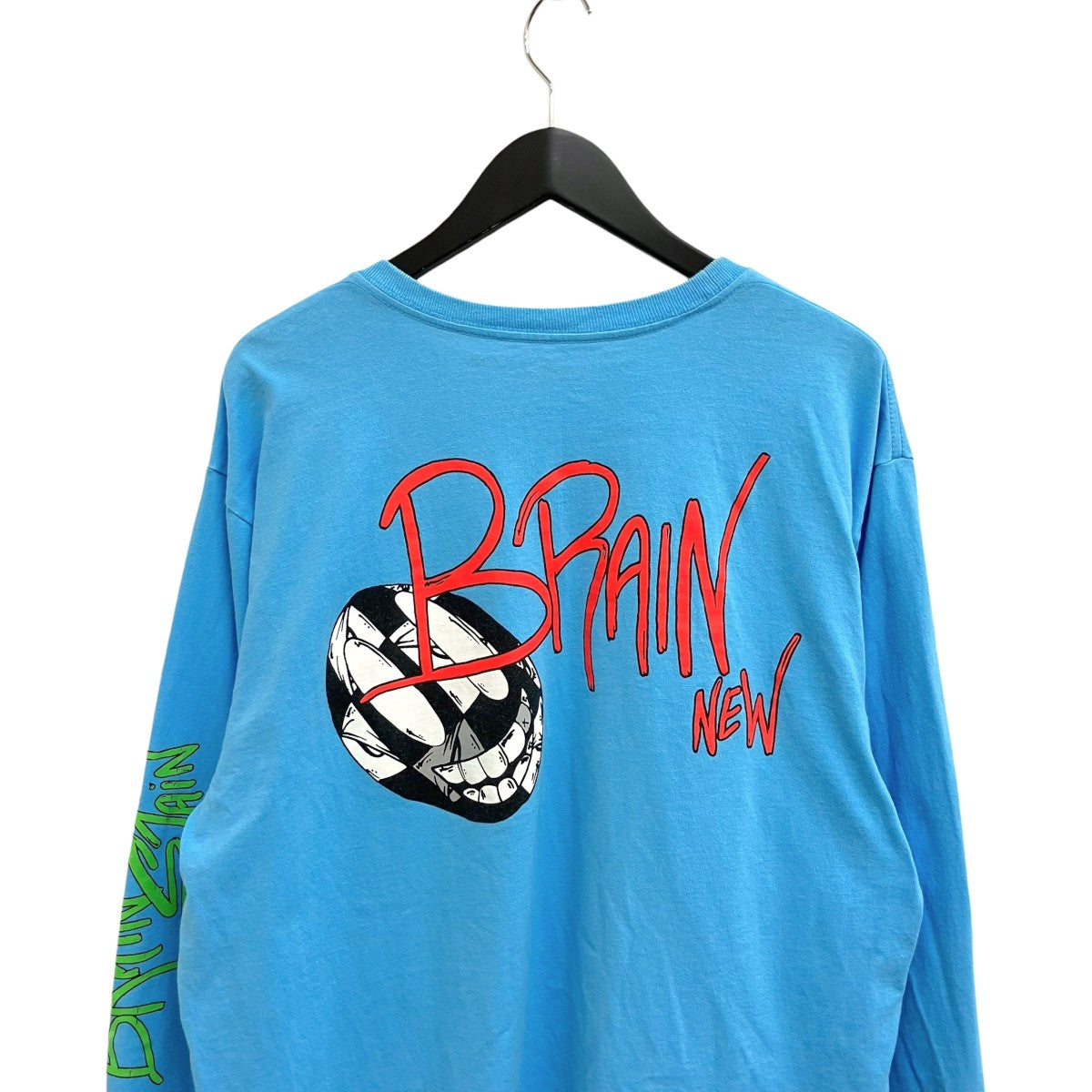 PPO BRAIN NEW LS MATTY BOYブレインニュープリント クルーネックロングスリーブTシャツ 034-043095