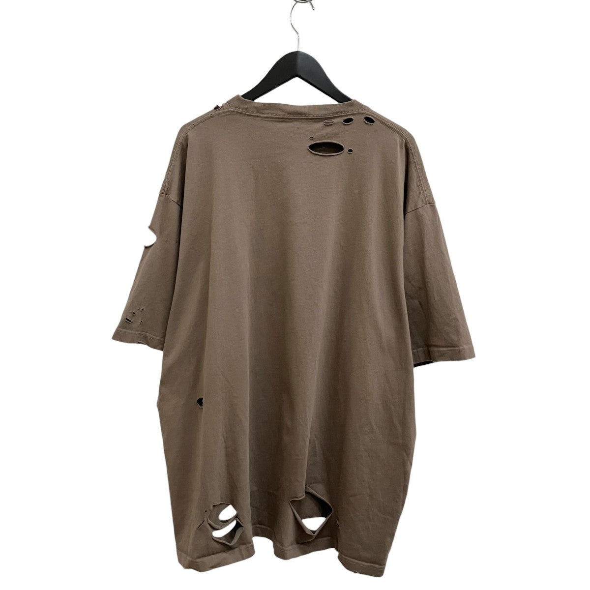 デストロイ加工ロゴプリントTシャツ半袖Tシャツ651795