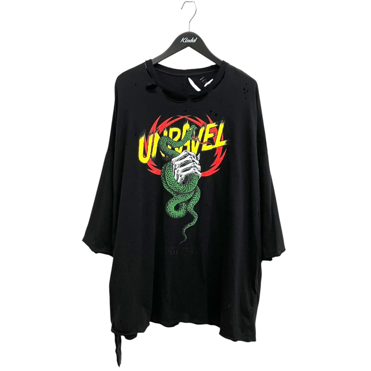 ダメージ加工Tシャツ