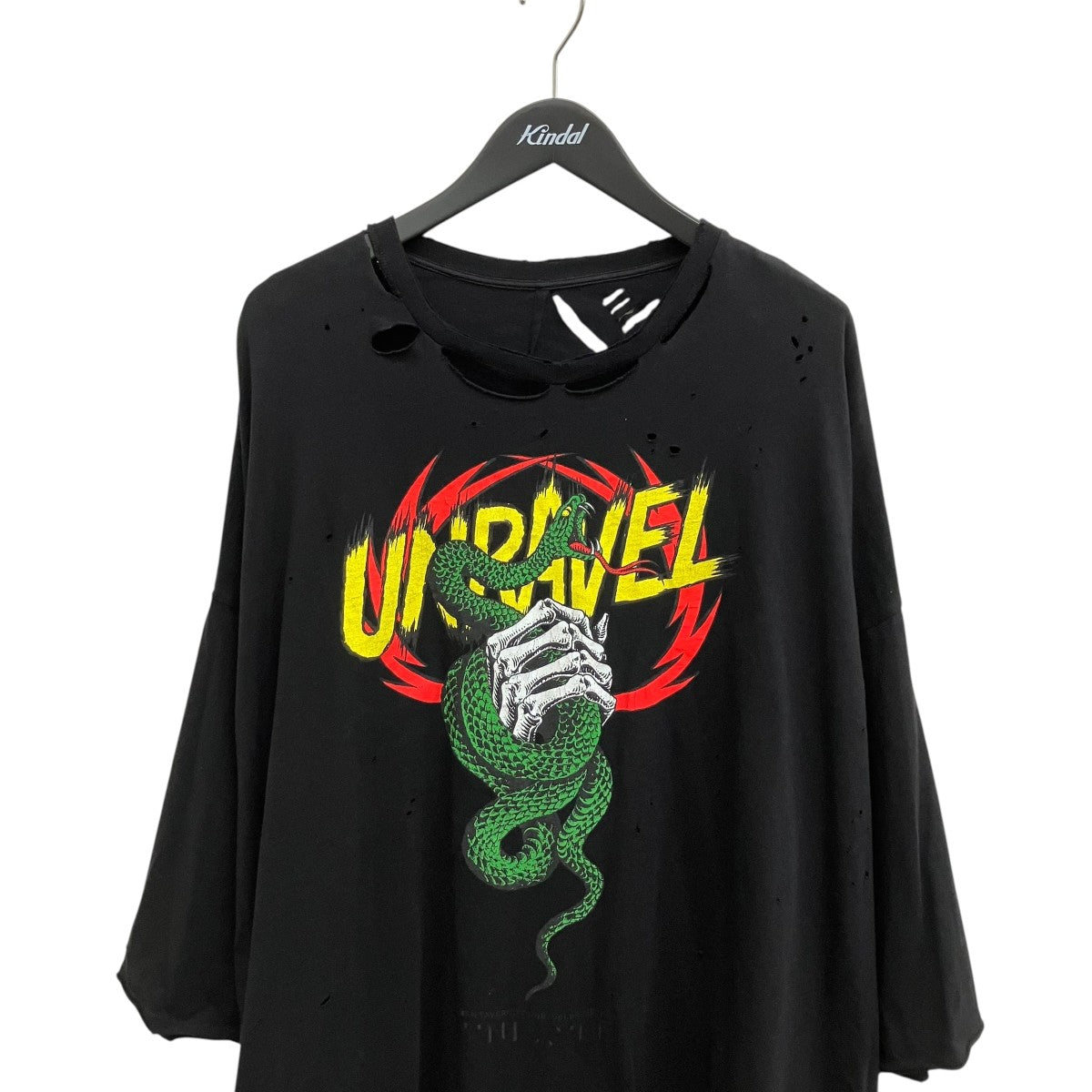 ダメージ加工Tシャツ