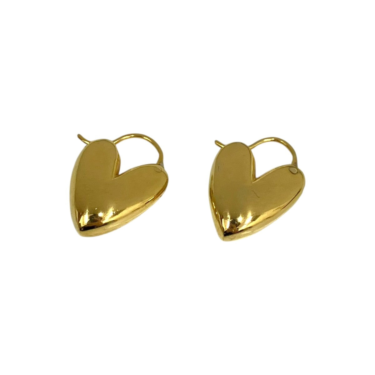 TINY PUFFY HEART HOOPSピアス