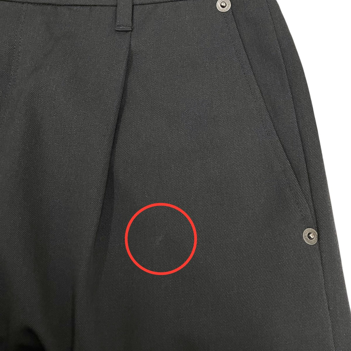 SINGLE TUCK WIDE TROUSERSスラックスFW25M-S4S003-204