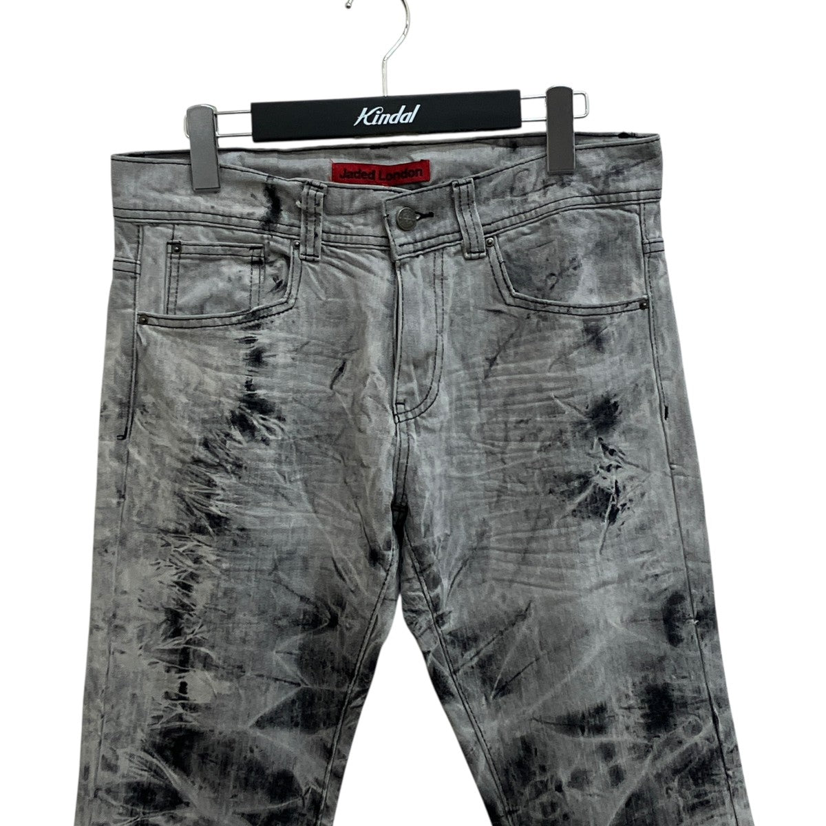 Grey Tie Dye Driftデニムパンツ