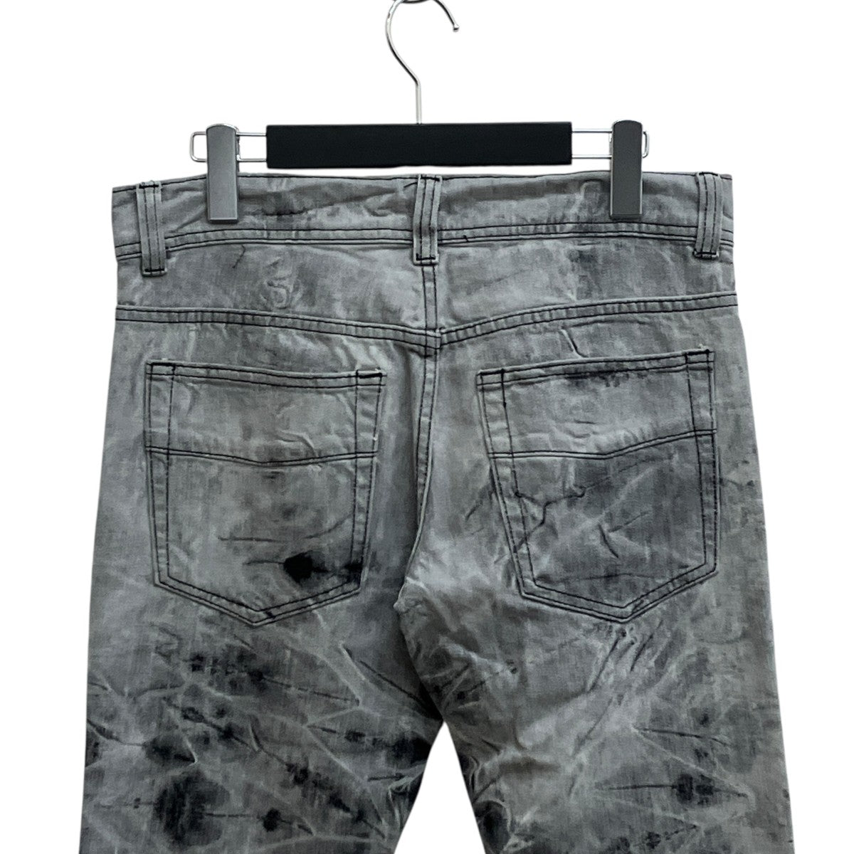 Grey Tie Dye Driftデニムパンツ