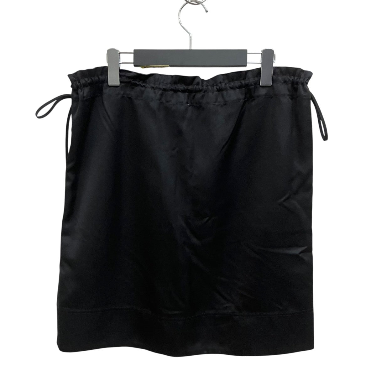 Drawstring satin mini skirtスカートWPB0281