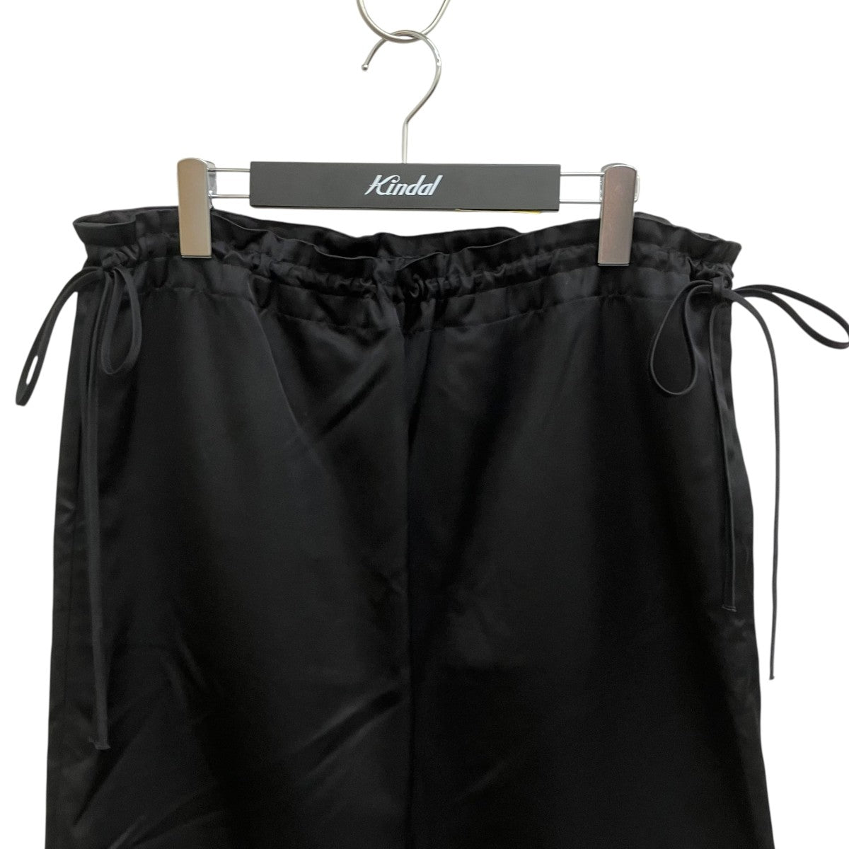 Drawstring satin mini skirtスカートWPB0281