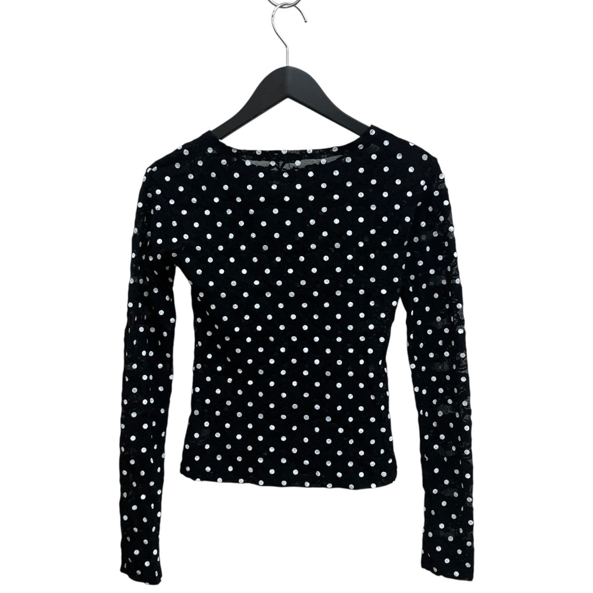 DOT LACE SEE-THROUGH TOPTシャツ