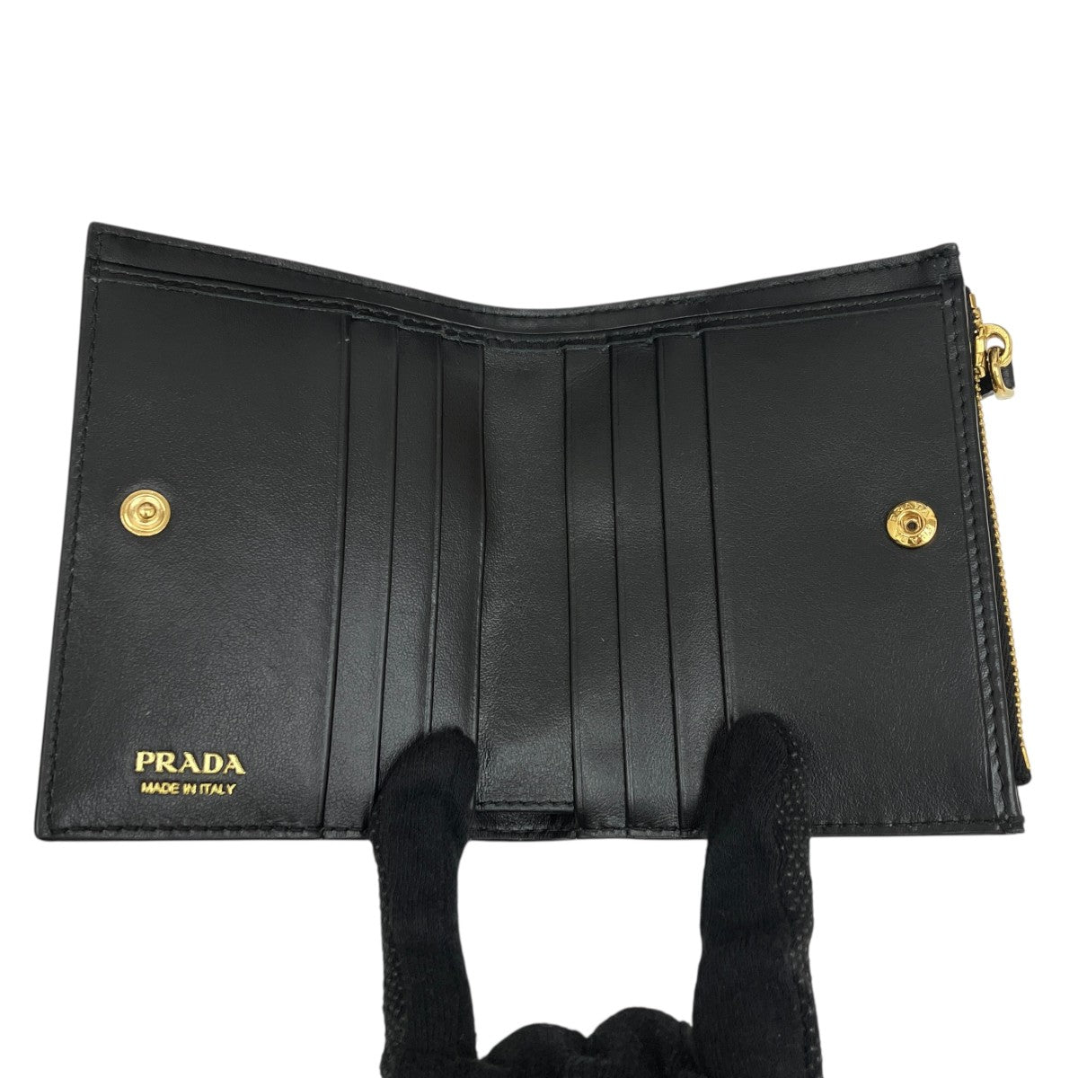 SAFFIANO TRIANGOLO2つ折り財布1ML050