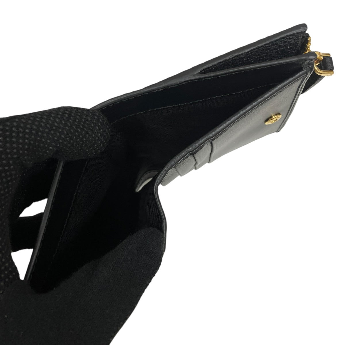 SAFFIANO TRIANGOLO2つ折り財布1ML050