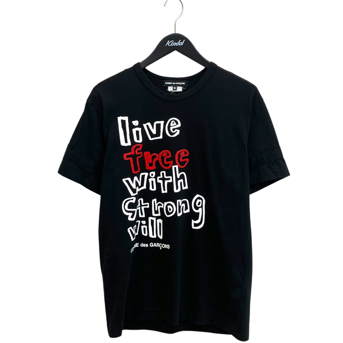 live free with Strong will プリント AD2015TシャツPE-T065