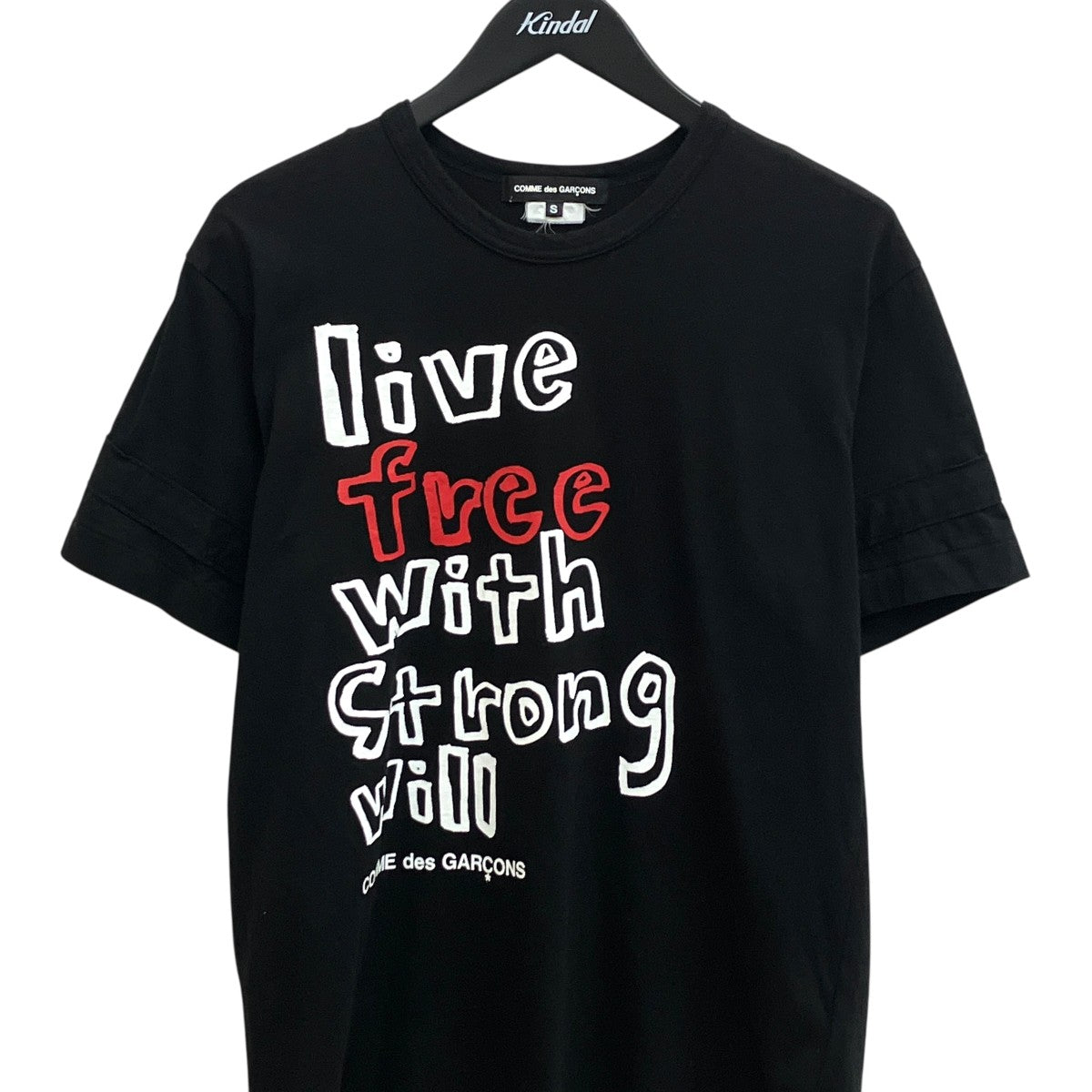 live free with Strong will プリント AD2015TシャツPE-T065