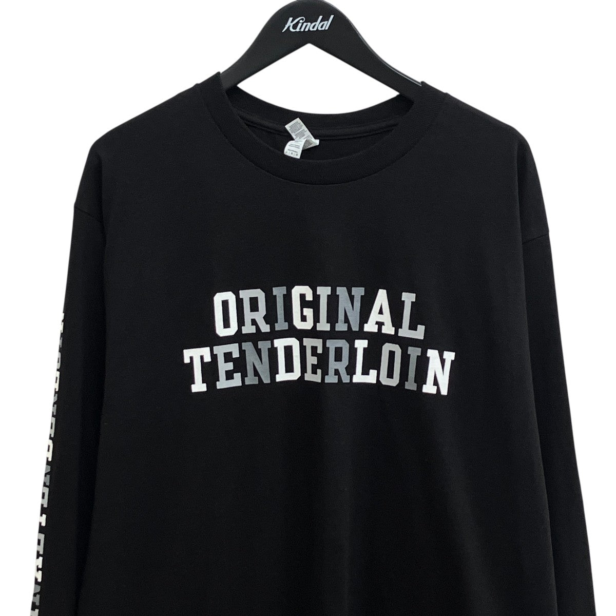 tenderloin XL ブラック ロングスリーブ Tシャツ TENDERLOIN(テンダーロイン) TEE 2AロングスリーブTシャツ ブラック