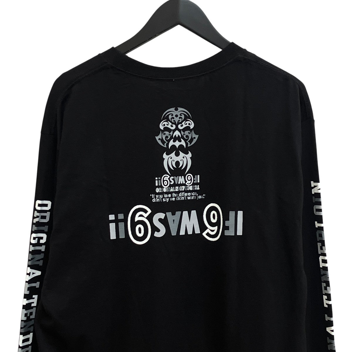 TENDERLOIN(テンダーロイン) TEE 2AロングスリーブTシャツ ブラック