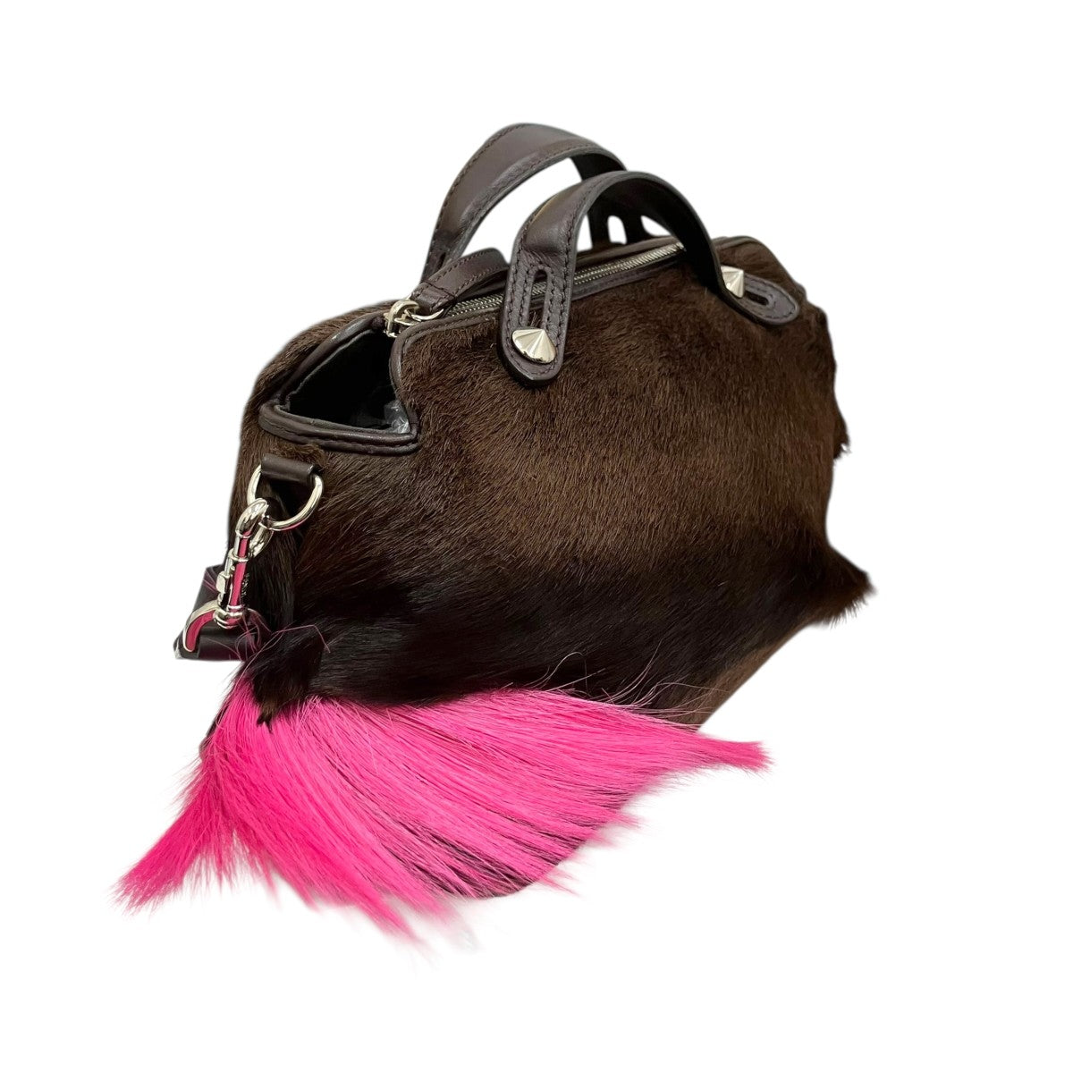 BY THE WAY SMALL GAZELLE FURハンドバッグ8BL124