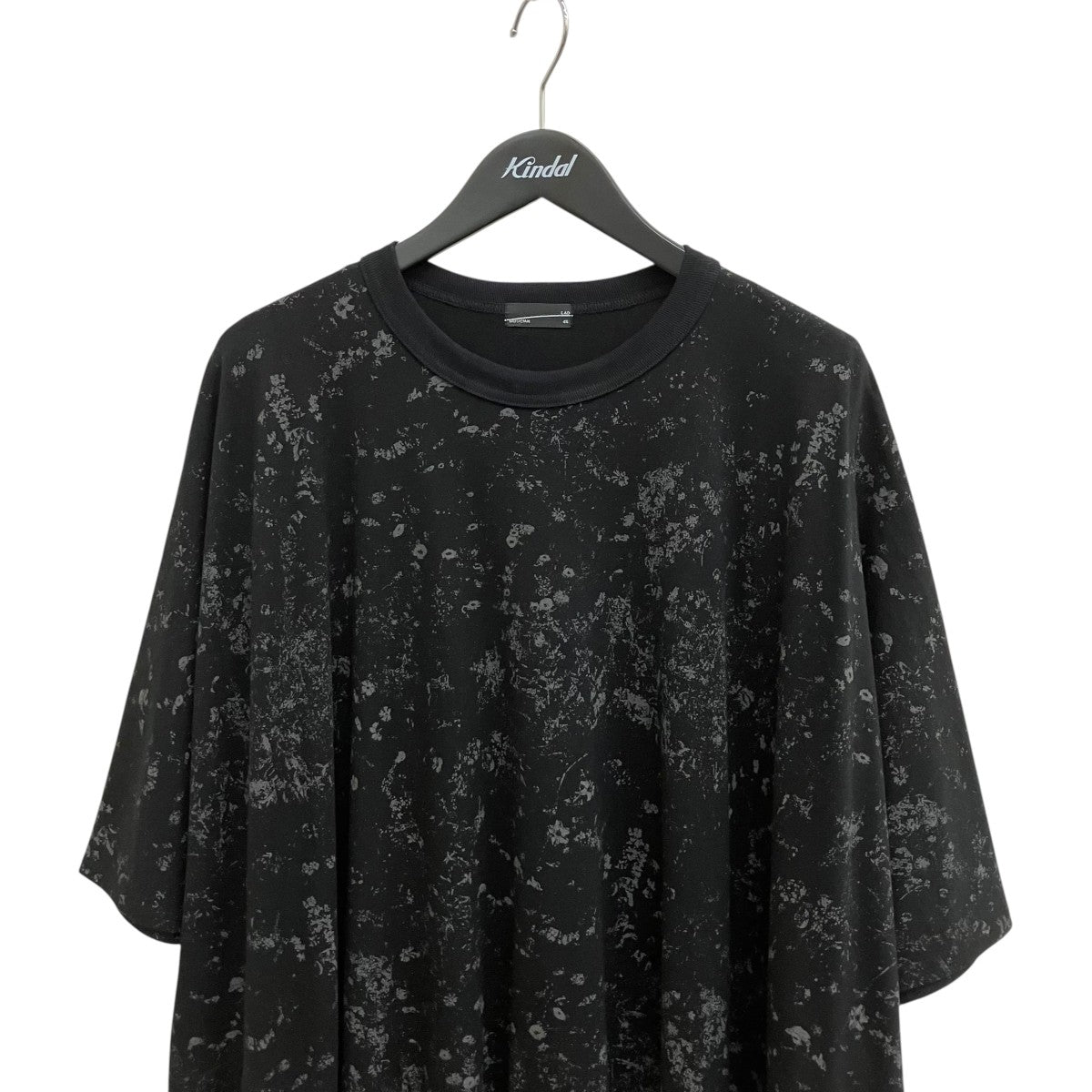 T-CLOTH SMALL FLOWER FRENCH SLEEVE BIG PULLOVER半袖Tシャツ2125-609