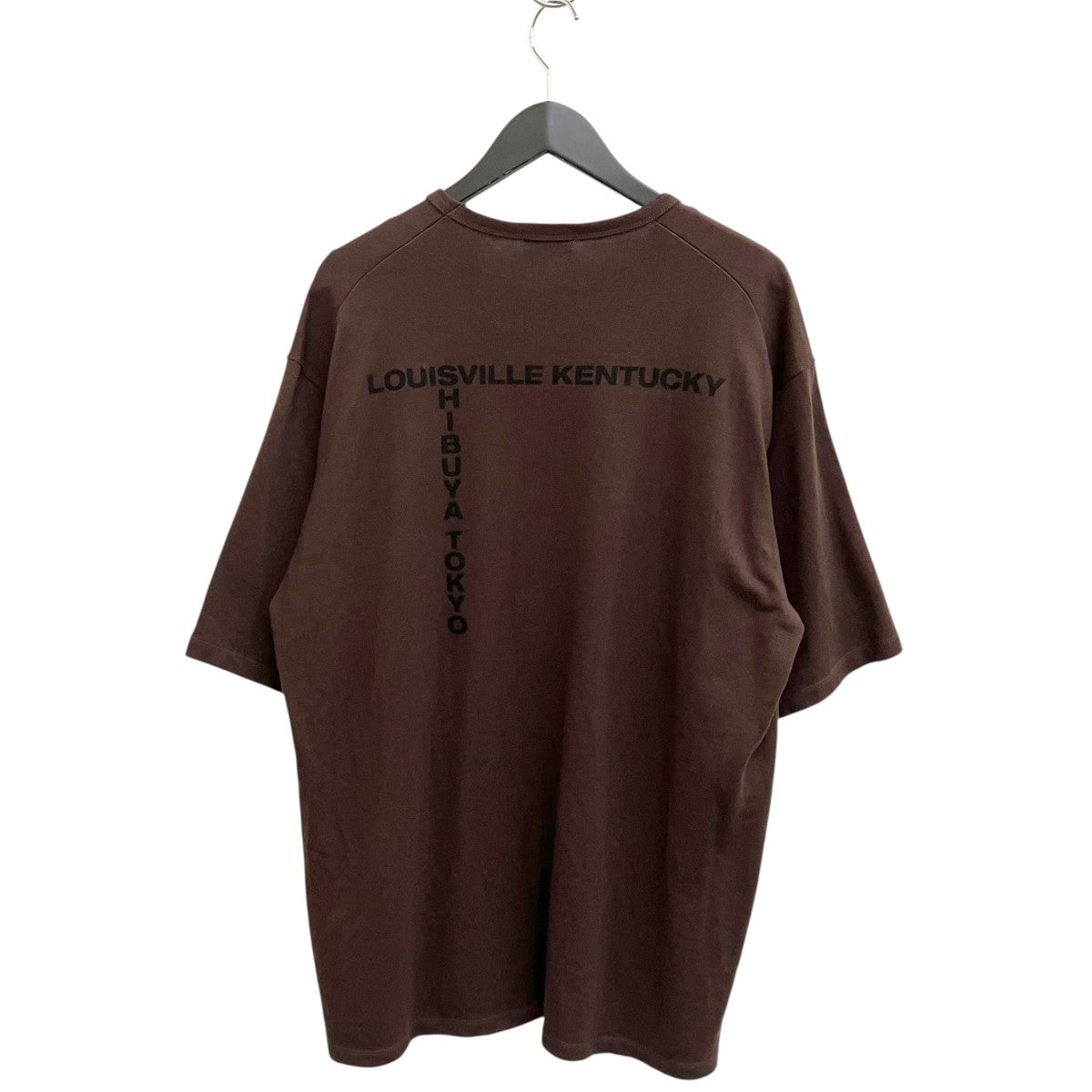 LAD MUSICIAN(ラッドミュージシャン) SLINT半袖Tシャツ ブラウン