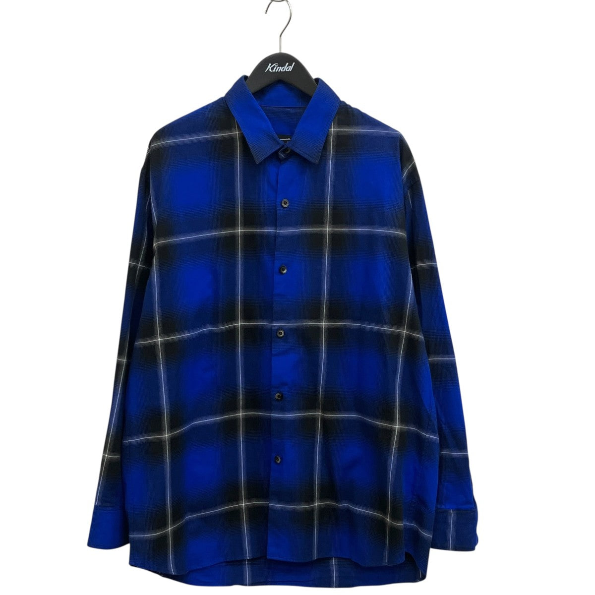 COTTON VIYELLA OMBRE CHECK BIG SHIRT長袖シャツ2124-123