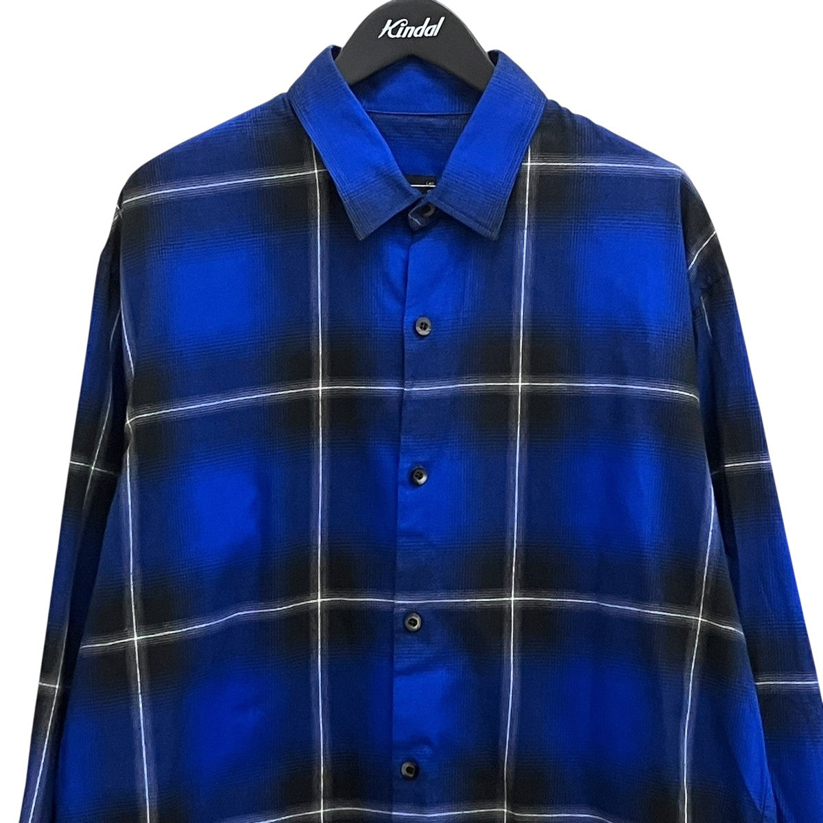 COTTON VIYELLA OMBRE CHECK BIG SHIRT長袖シャツ2124-123