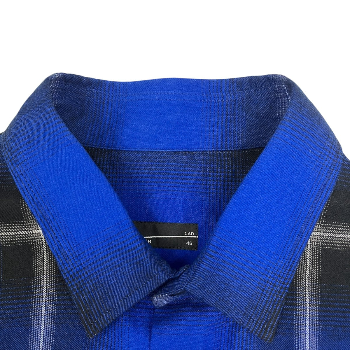 COTTON VIYELLA OMBRE CHECK BIG SHIRT長袖シャツ2124-123