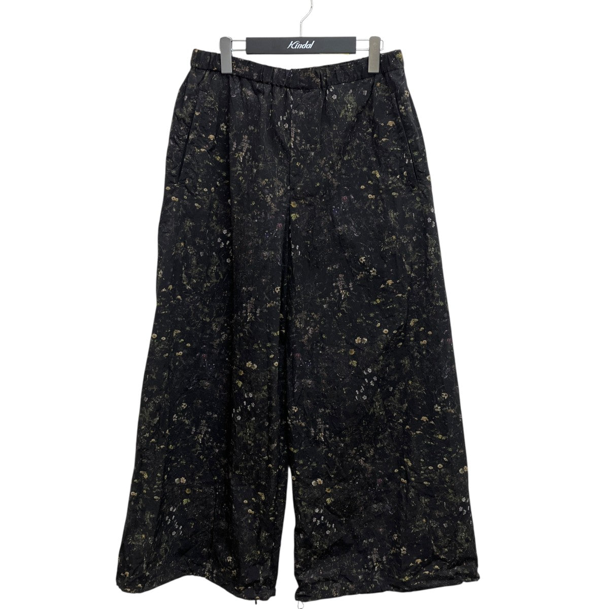 SMALL FLOWER WIDE FLARE PANTSナイロンパンツ2125-521